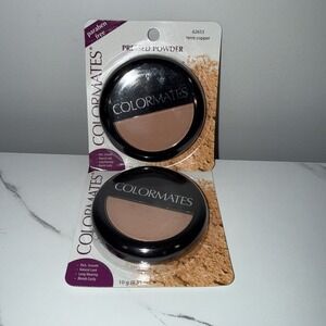2 pack Colormates Pressed Powder Terre Copper #62653 Paraben Free 10 g (0.35 oz)